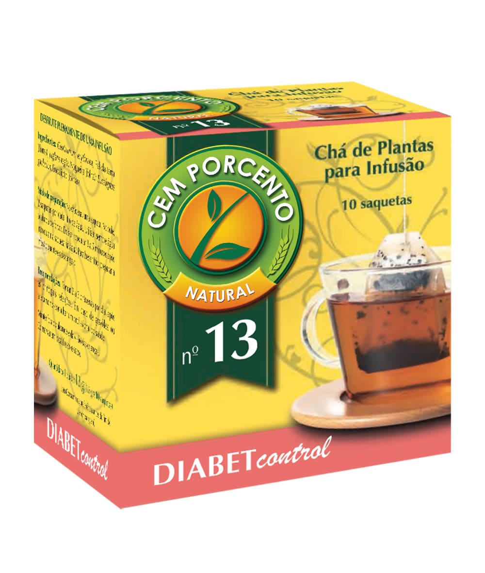 Embalagem de Infusão N.º 13 Diabet Control — 10 saquetas