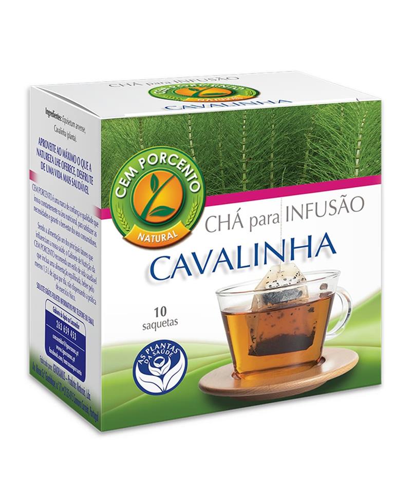 Embalagem de Infusão de Cavalinha — 10 saquetas