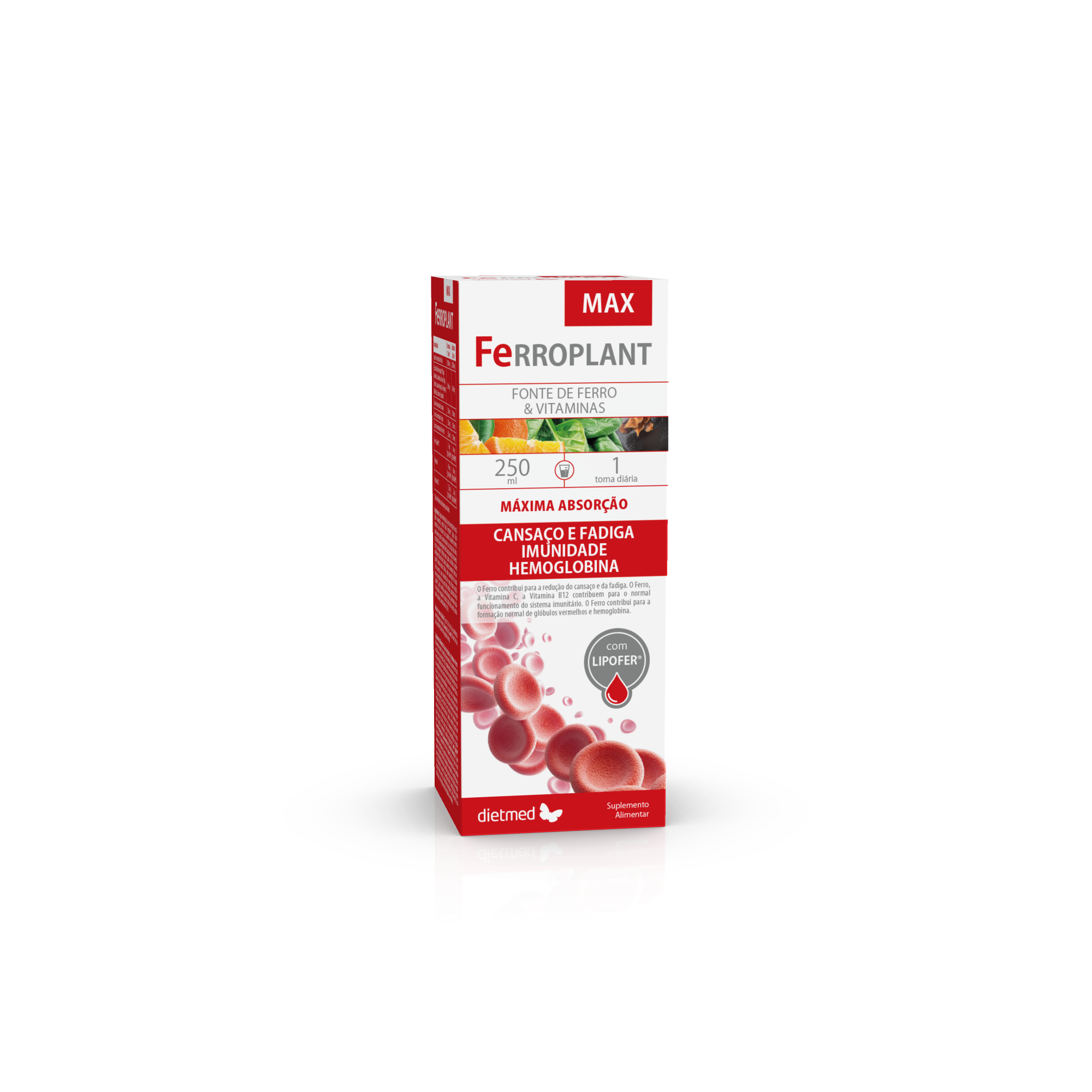 Embalagem de FERROPLANT MAX 250ml solução oral