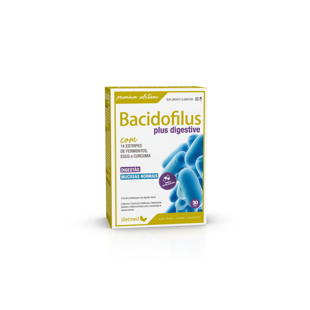 Embalagem de BACIDOFILUS PLUS DIGESTIVE 60 capsulas