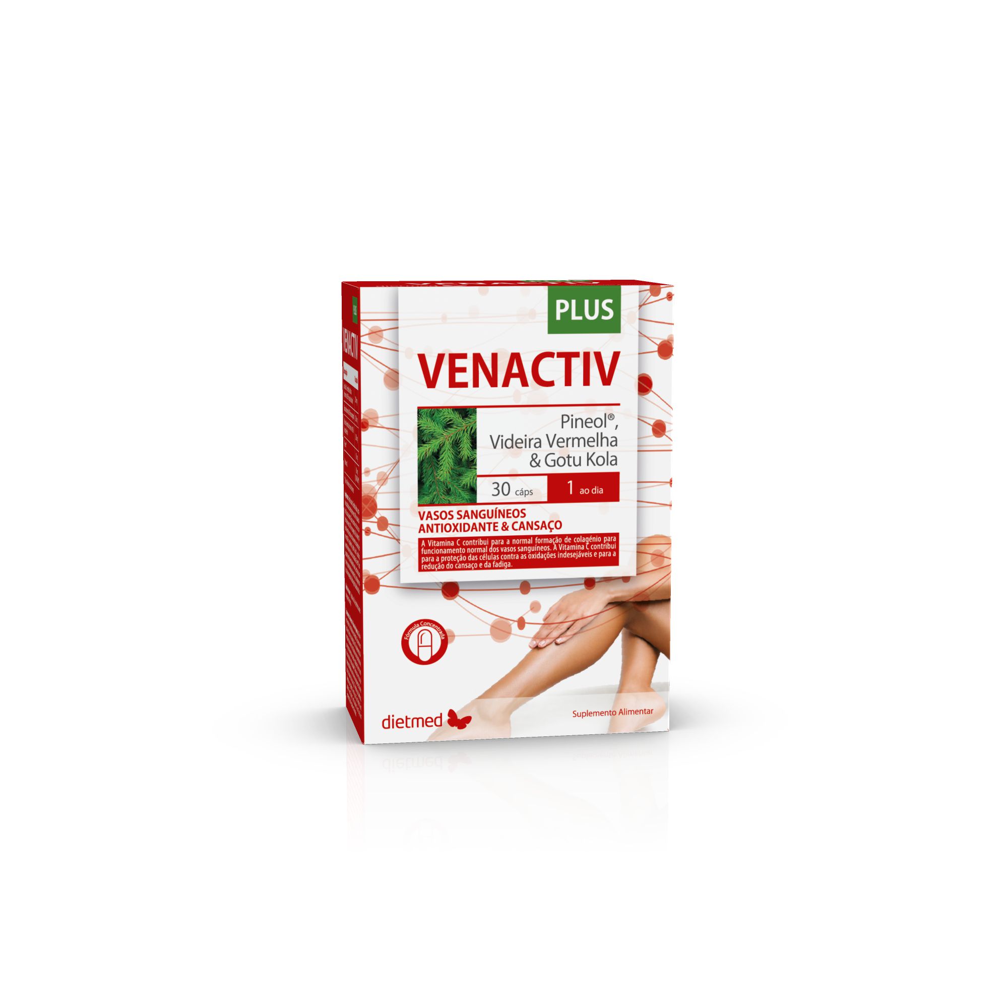 Embalagem de VENACTIV PLUS 30 capsulas