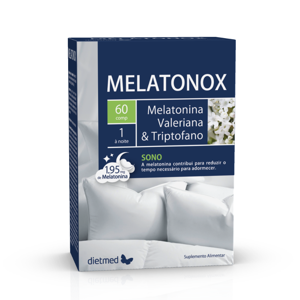 Embalagem de MELATONOX 60 comprimidos