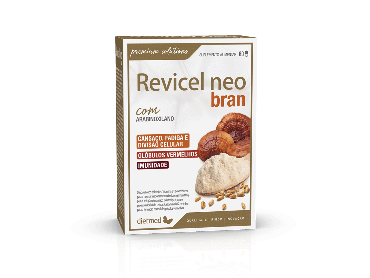 Embalagem de REVICEL NEO BRAN 60 cápsulas