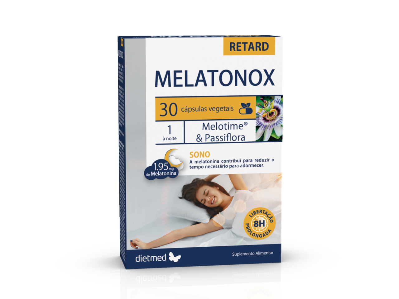 Embalagem de MELATONOX RETARD 30 CÁPSULAS VEGETAIS