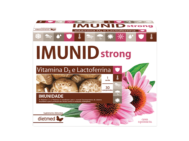 Embalagem de IMUNID STRONG + EQUINÁCIA 30 comprimidos