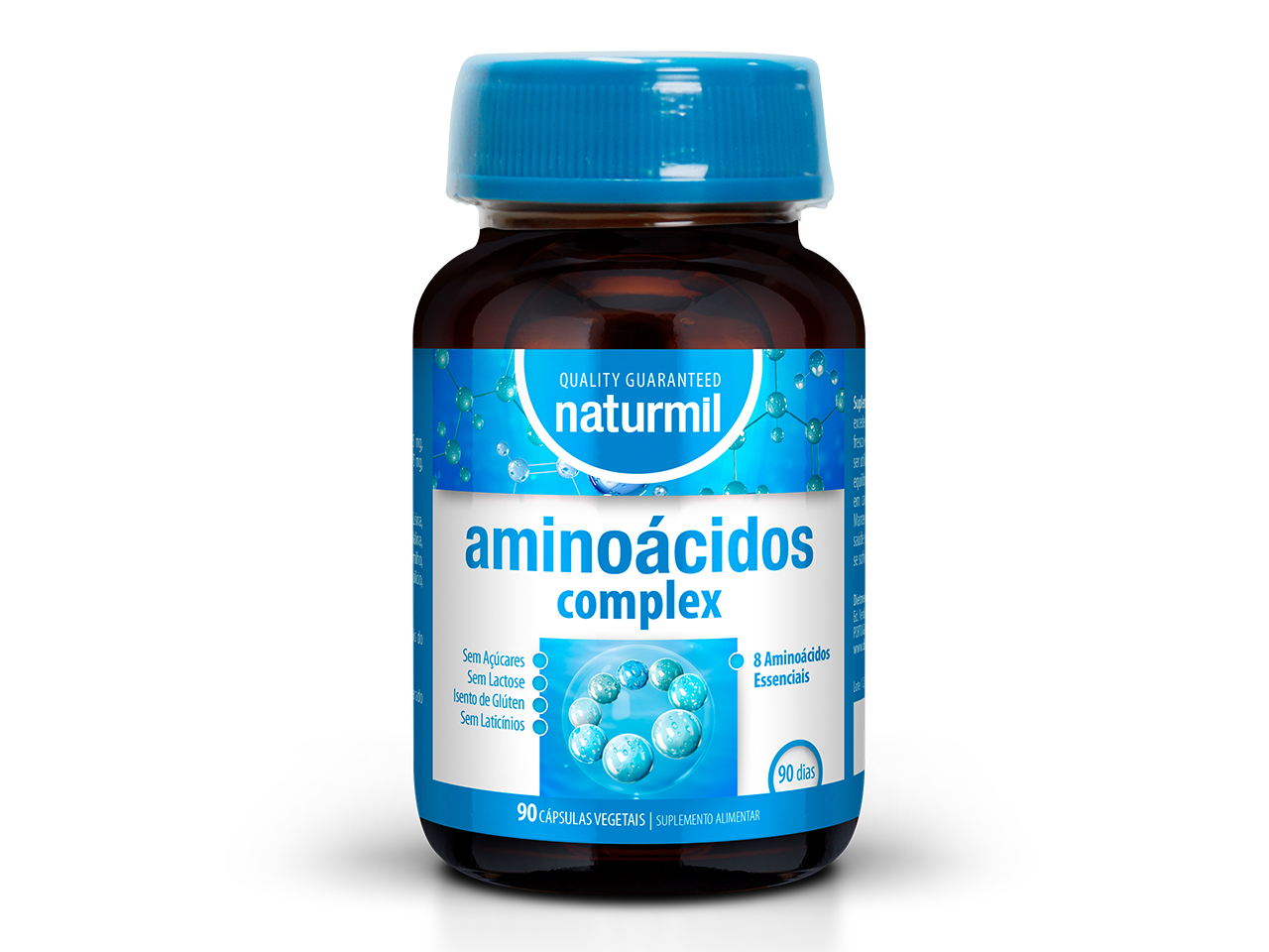 Embalagem de Aminoácidos Complex — 90 cápsulas vegetais