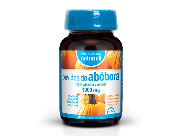 Embalagem de PEVIDES DE ABOBORA 1000mg 90 capsulas