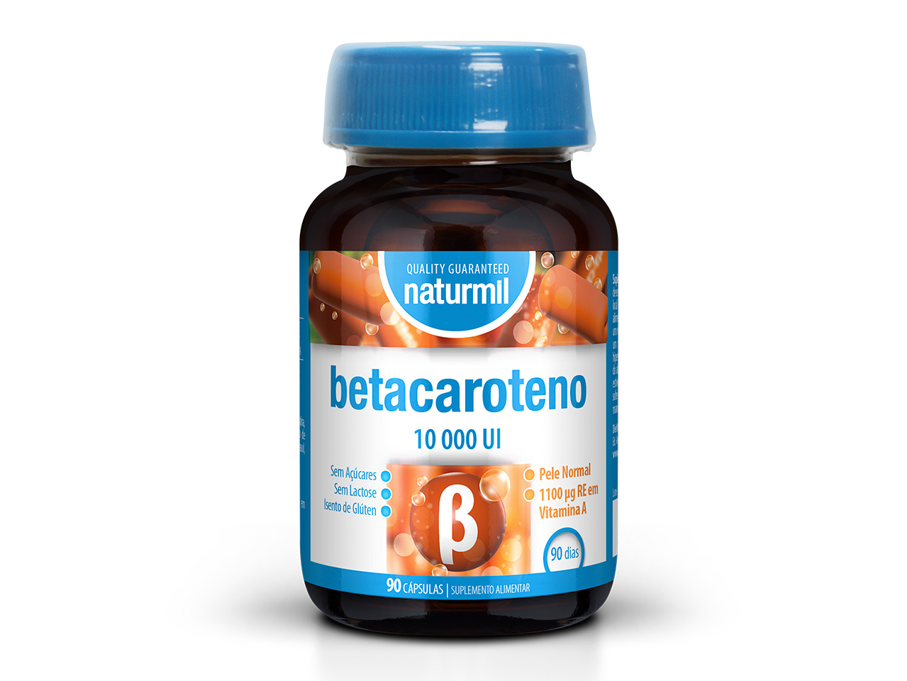 Embalagem de BETA CAROTENO 10.000 UI 90 capsulas