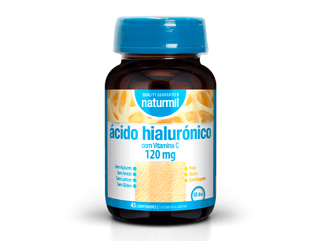 Embalagem de ACIDO HIALURONICO 120mg 45 comprimidos