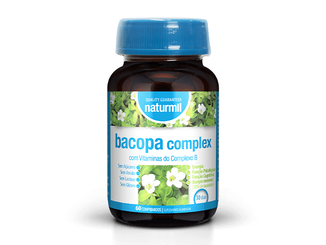 Embalagem de BACOPA COMPLEX 60 comprimidos
