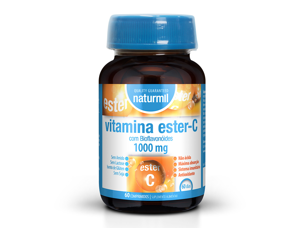 Embalagem de VITAMINA C ESTER 1000mg 60 comprimidos