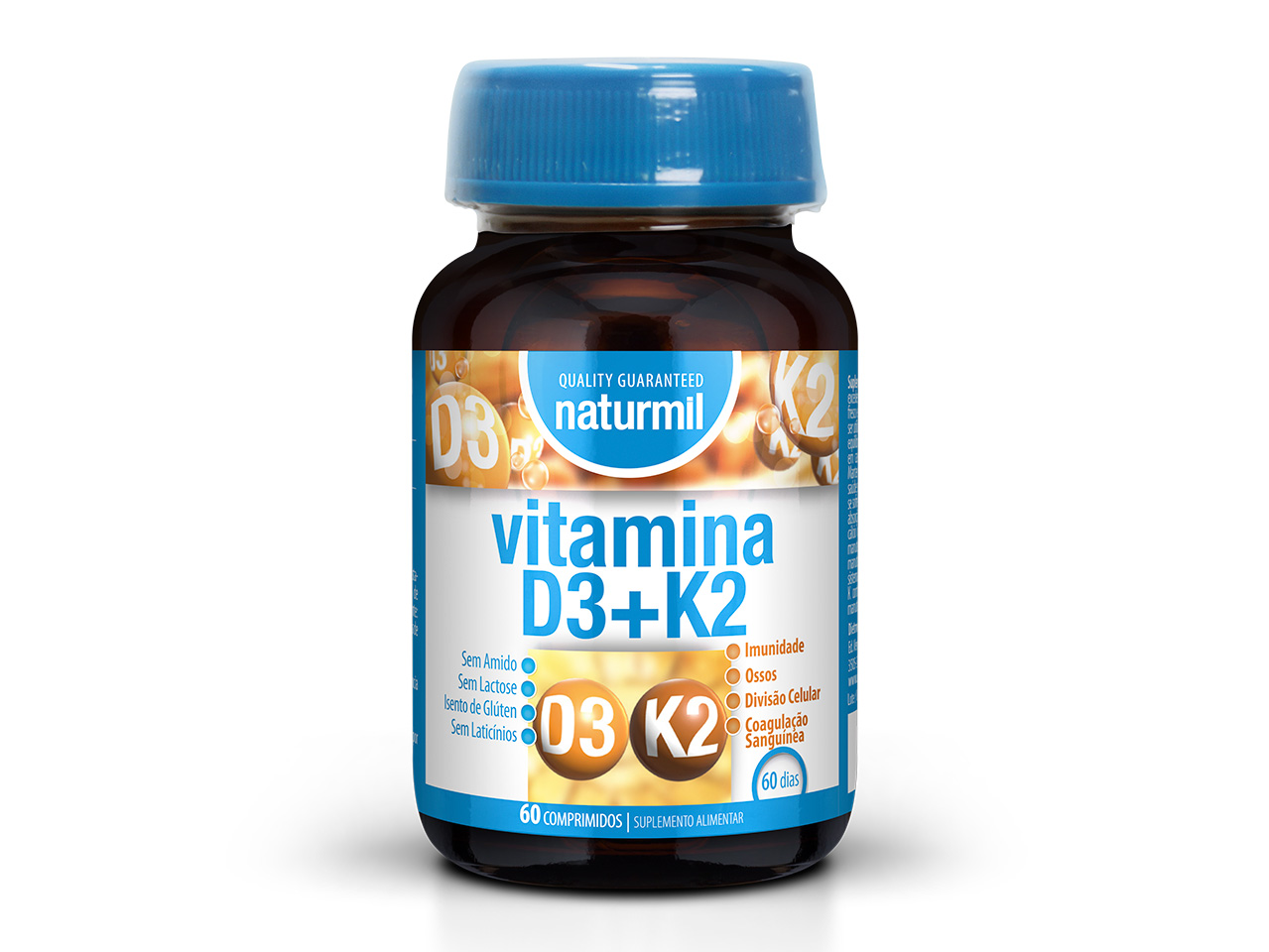 Embalagem de VITAMINA D3 + K2 60 comprimidos