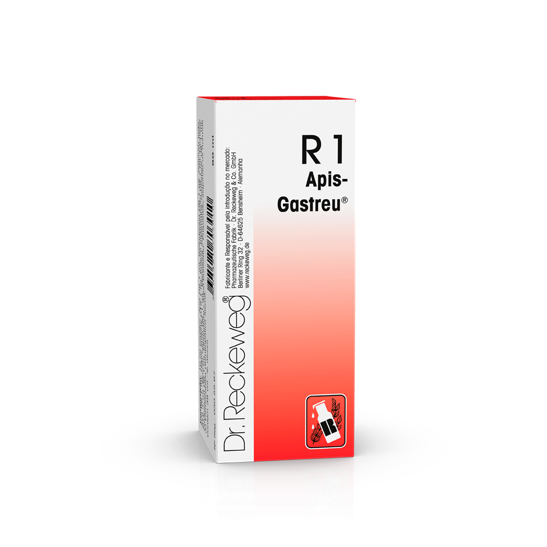 Embalagem de R1 Apis-Gastreu® — gotas 50 ml