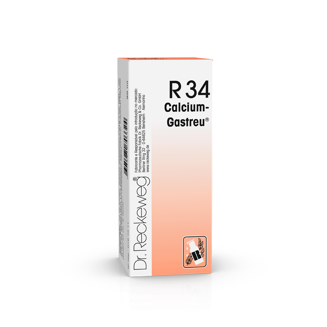 Embalagem de R34 Calcium-Gastreu® — gotas 50 ml