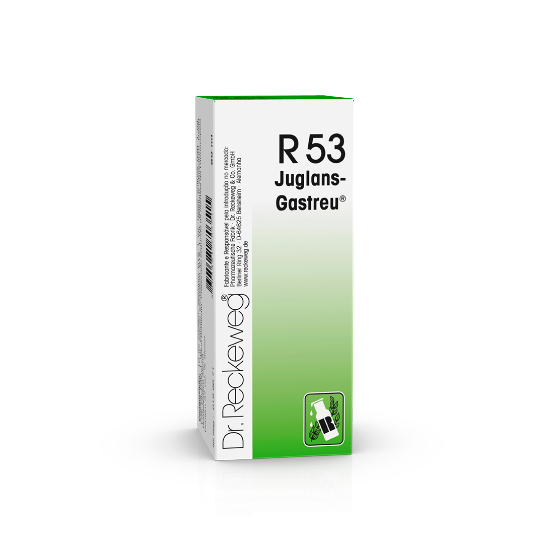 Embalagem de R53 Juglans-Gastreu® — gotas 50 ml