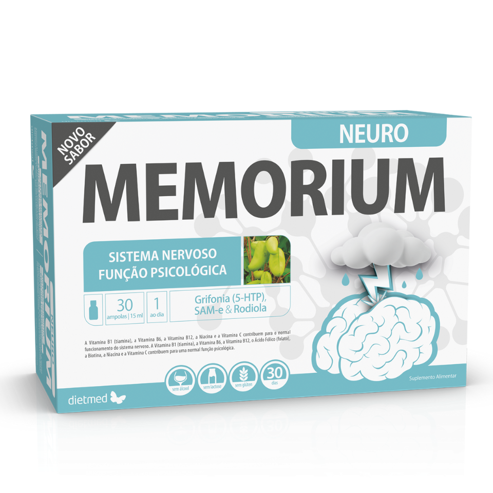 Embalagem de MEMORIUM NEURO 30 x 15ml ampolas
