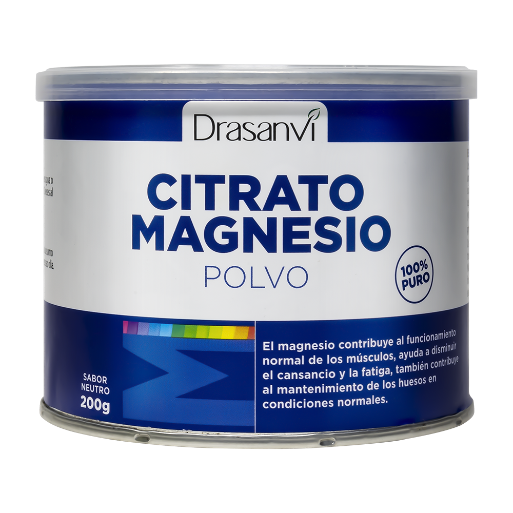 Embalagem de Citrato de Magnésio em Pó 200 g