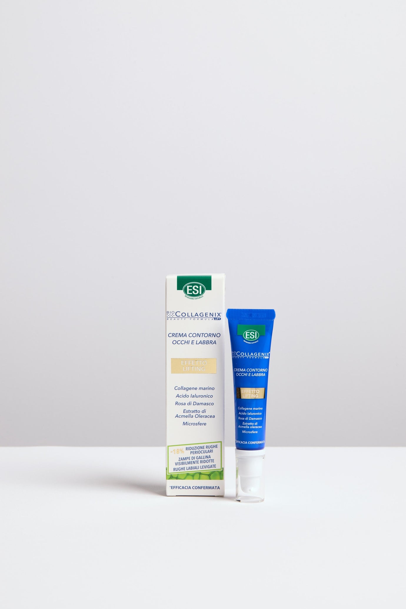 Embalagem de Biocollagenix Creme Contorno dos Olhos e Lábios 15 ml