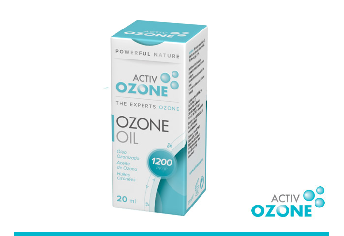 Embalagem de Activozone Ozone Oil 1200 — 20 ml
