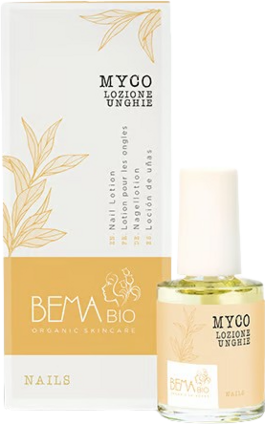 Embalagem de BemaBio Myco Loção para Unhas — 10 ml
