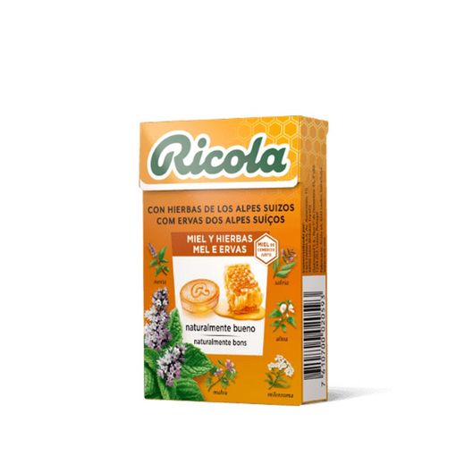 Embalagem de Rebuçados de Mel e Ervas Suíças — 50 g