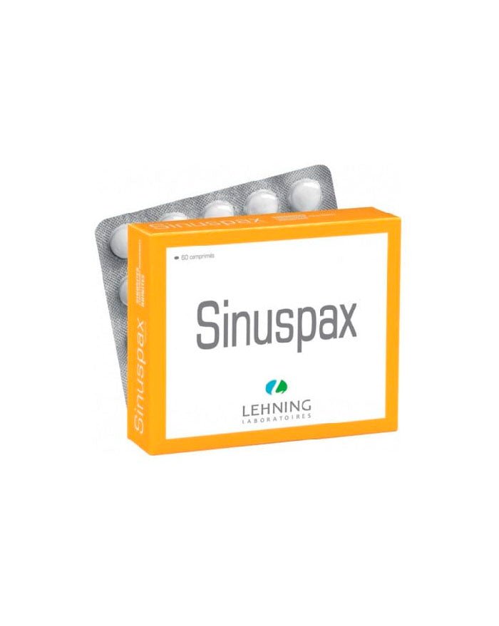 Embalagem de Sinuspax — 60 comprimidos