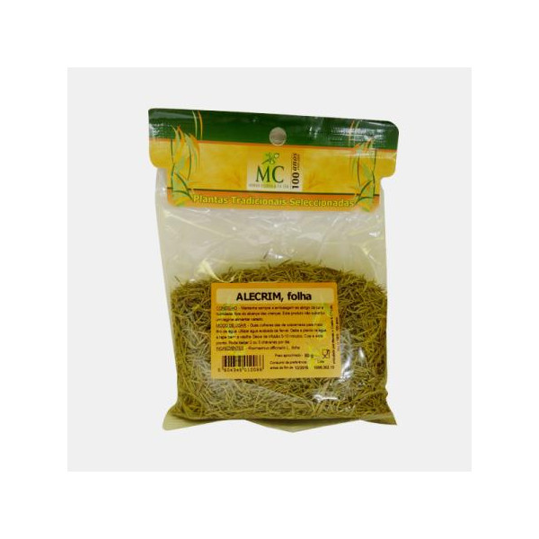 Embalagem de Alecrim — Folha 80 g
