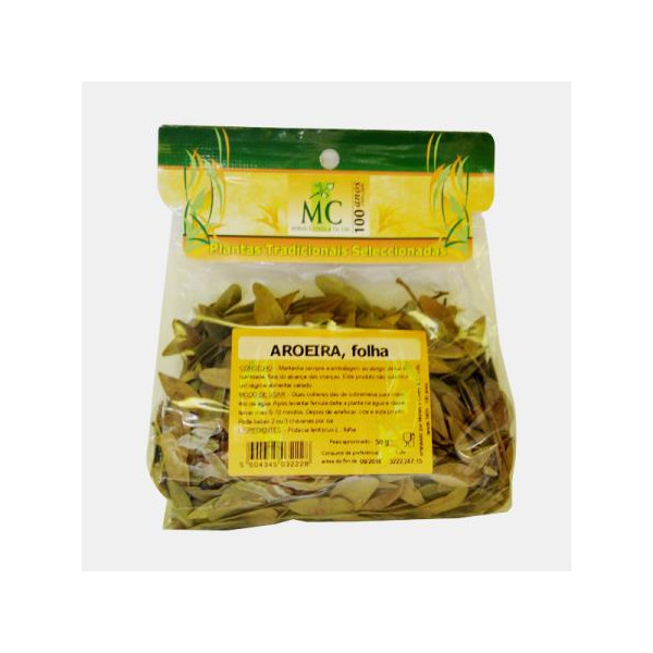 Embalagem de Aroeira — Folha 50 g